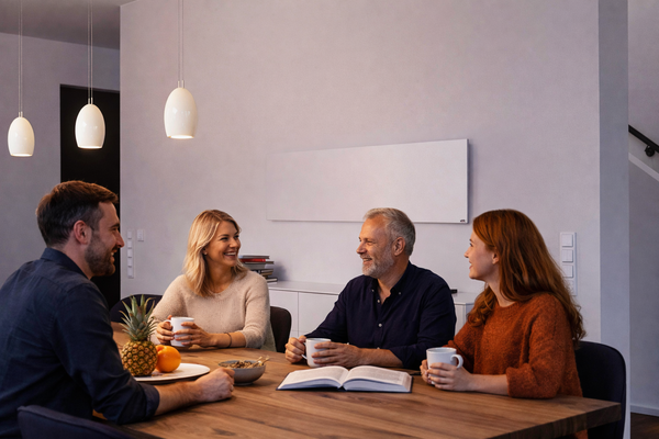 Woonkamer infraroodpanelen