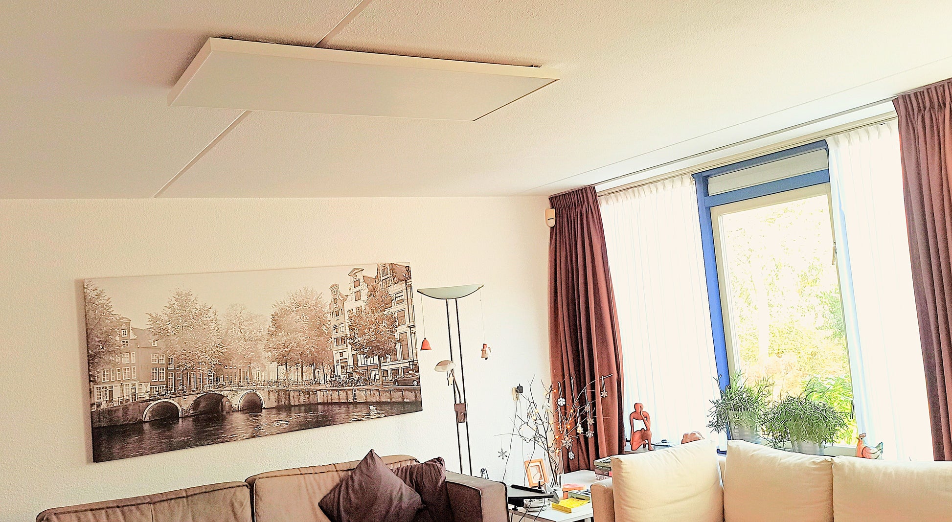 FirTec_1300_watt_wit_infrarood paneel plafond zithoek