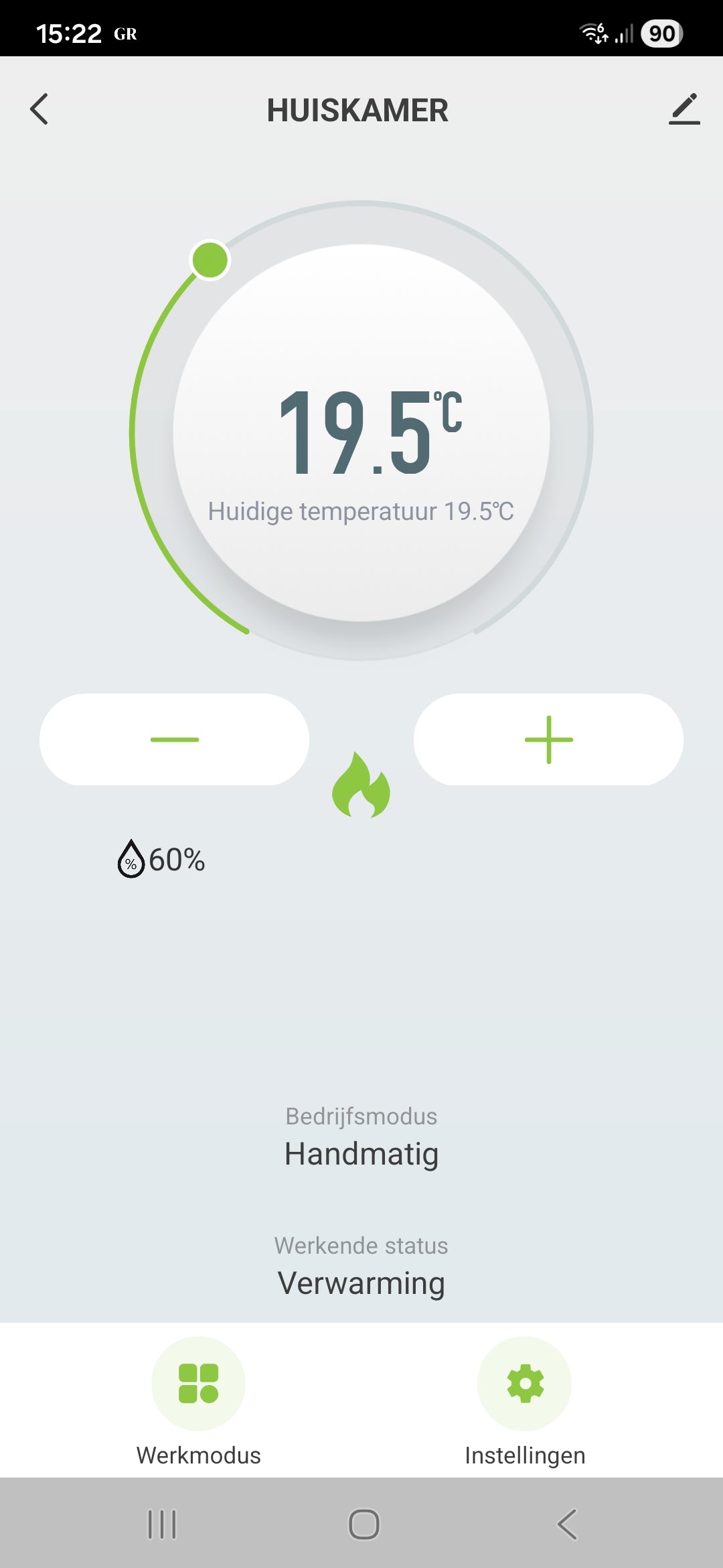 Wifi-ZigBee thermostaat incl. app Draadloos Opbouw
