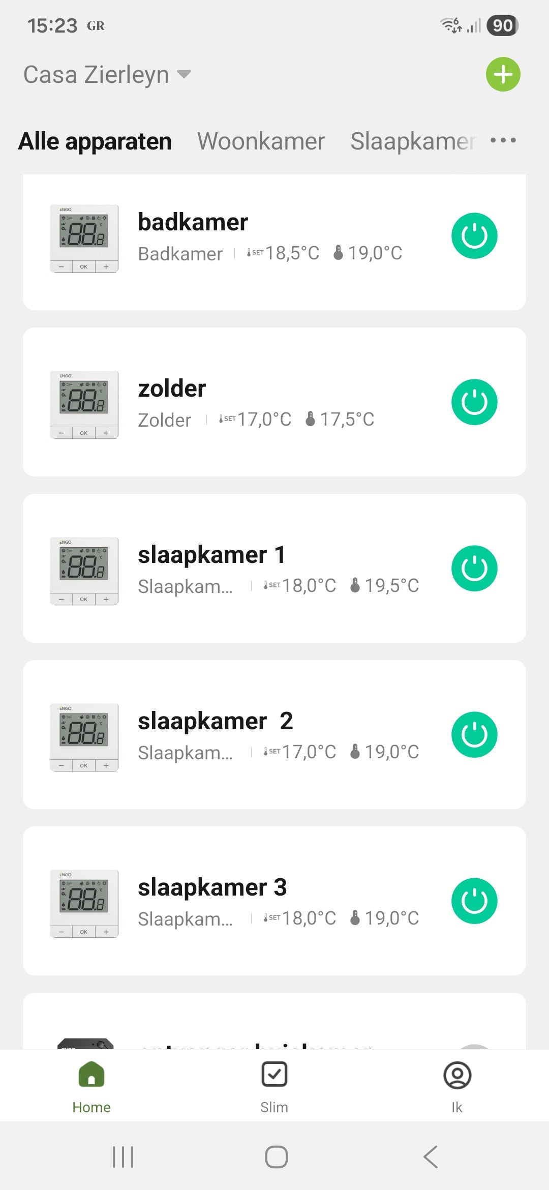 Wifi-ZigBee thermostaat incl. app Draadloos Opbouw