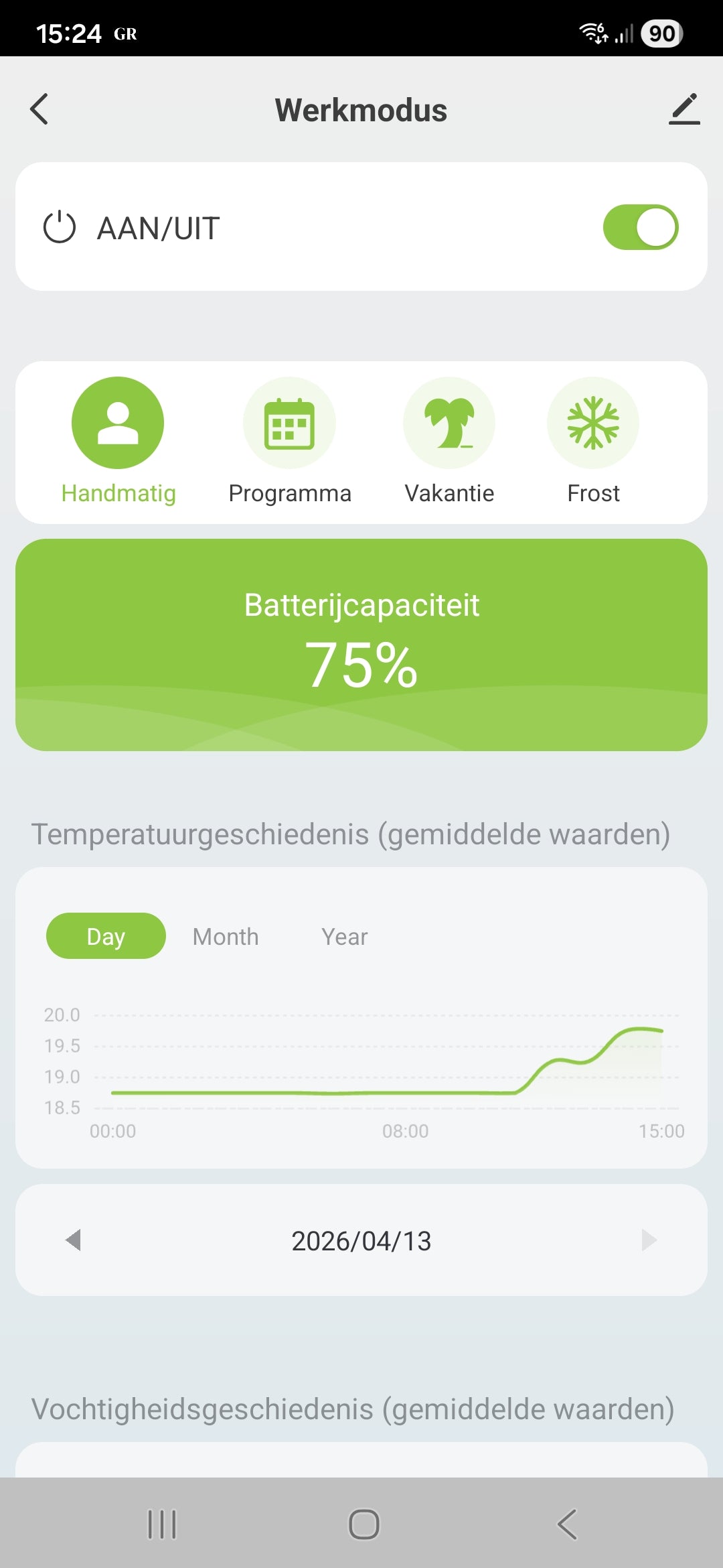 Wifi-ZigBee thermostaat incl. app Draadloos Opbouw