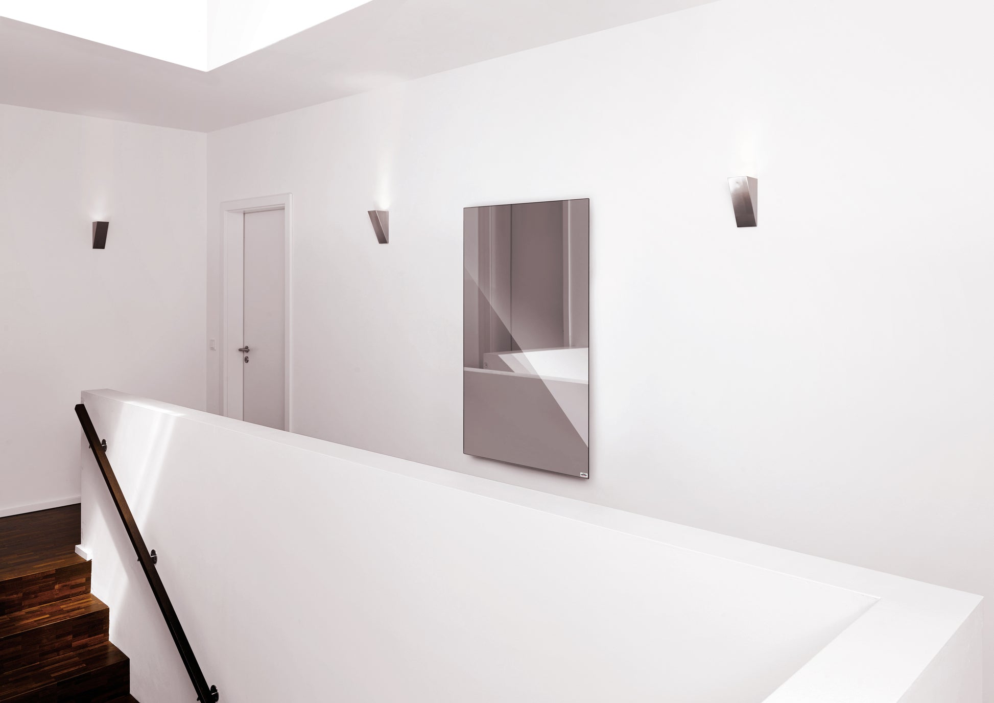 THERON® Reflect infrarood spiegelverwarming in hal – kristalhelder glas zonder condensatie