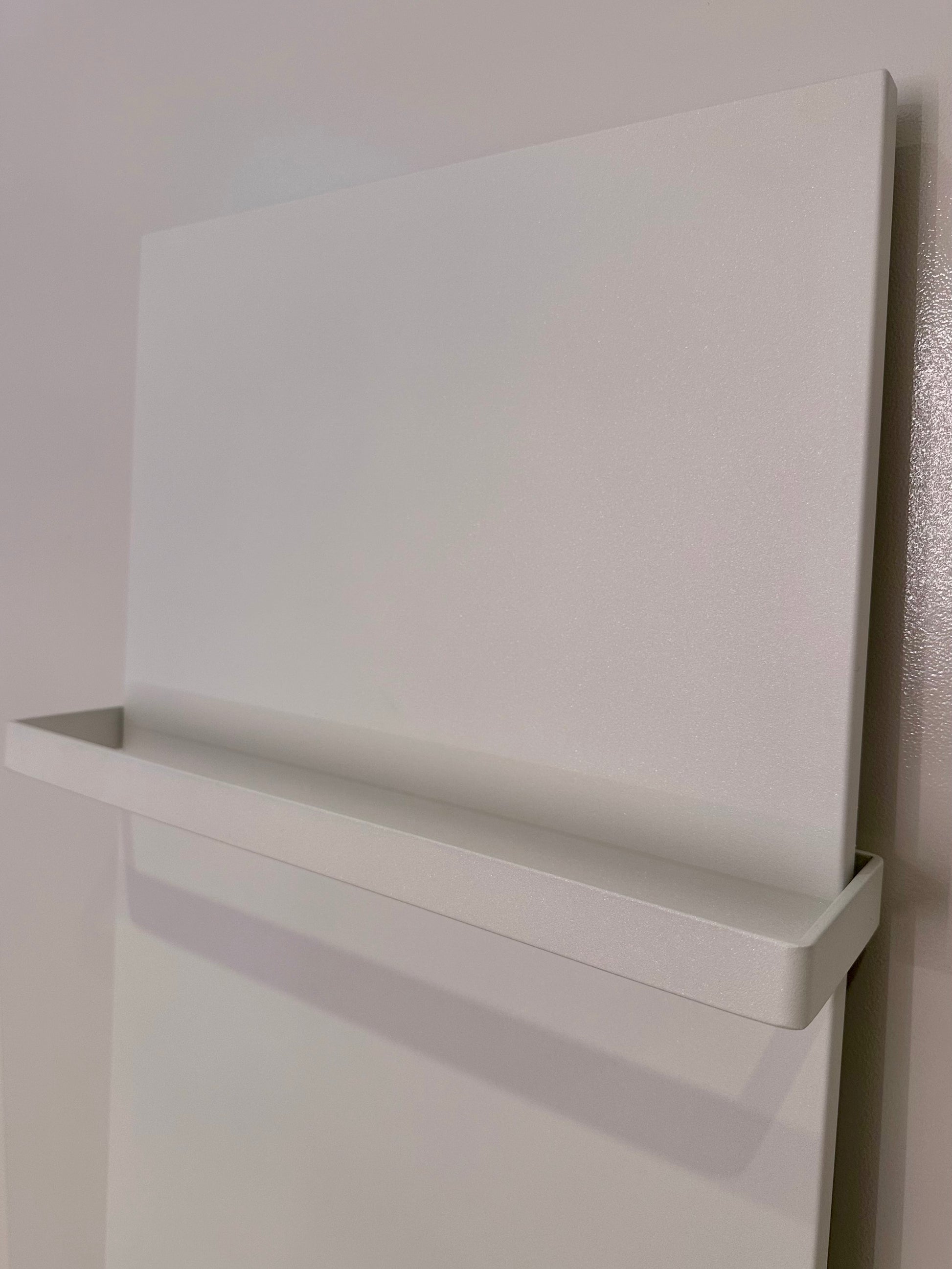 THERON® Termoluxo infraroodpaneel  wit handdoekdroger voor de badkamer, matwit verticaal