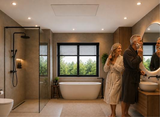 THERON® inbouwframe voor infraroodpaneel in verlaagd plafond