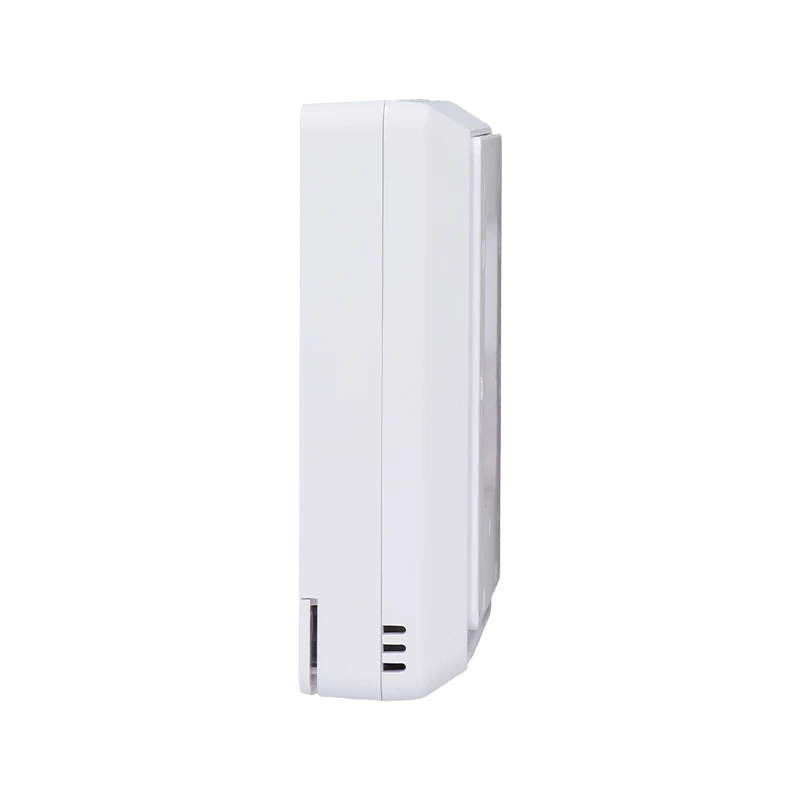 ESA ZigBee thermostaat zijaanzicht – wandmontage of vrijstaand met voet 