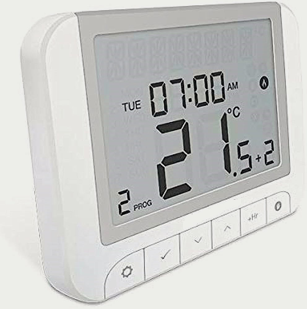 Basis set RF868 thermostaat + receiver draadloos opbouw
